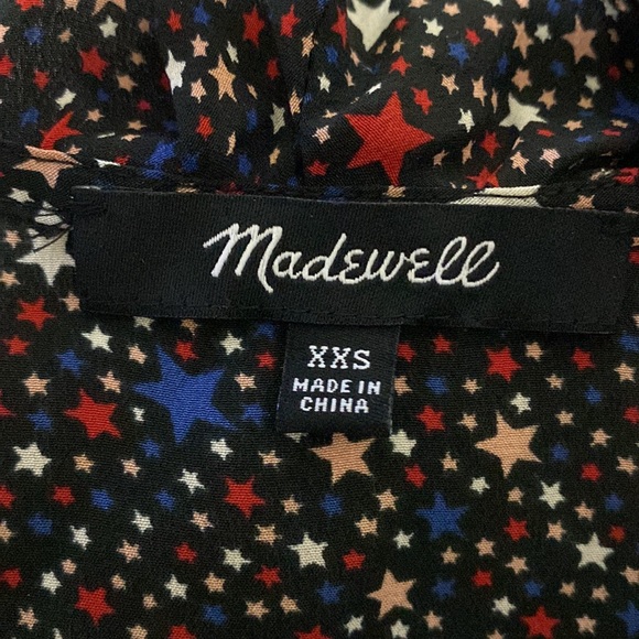 Madewell Silk Ruffle Hem Wrap Top - Picture 10 of 11